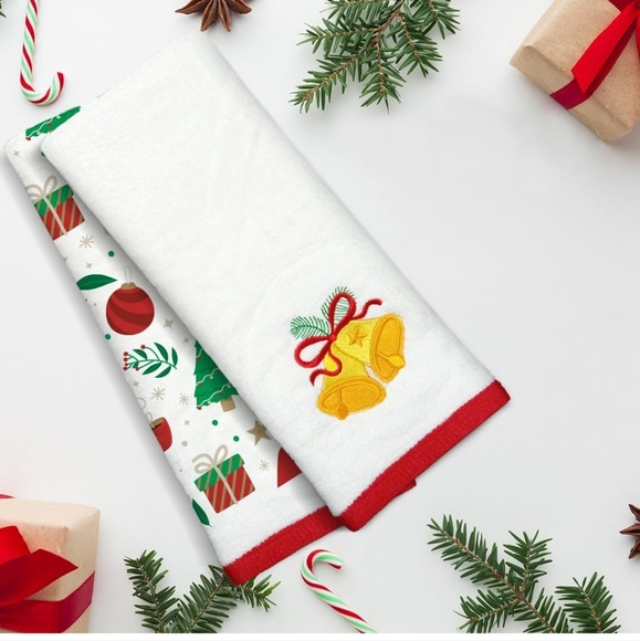 Christmas Kitchen Towels 2pks - Picture 4 of 5